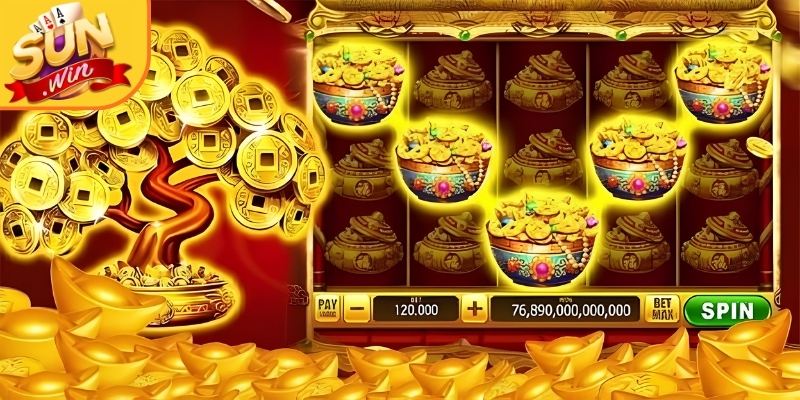 Cung Hỷ Phát Tài Sunwin - Mẹo Săn Hũ Vàng Thần Tài Đến 1 Chi tiết giá trị trả thưởng của từng biểu tượng