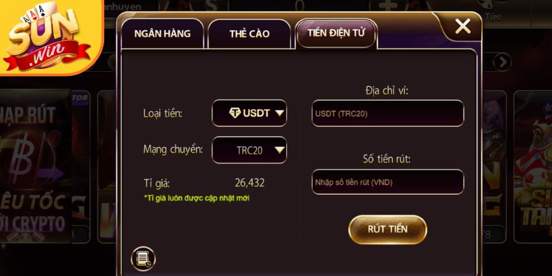 Ví số hỗ trợ rút tiền sunwin nhanh qua chuỗi blockchain 